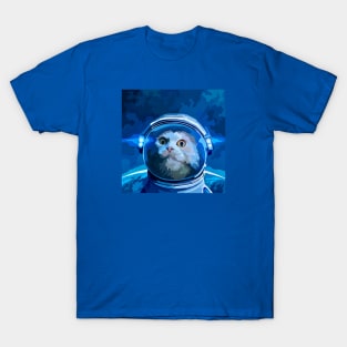 Astronaut Cat in Space T-Shirt